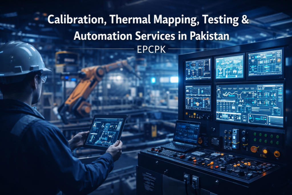 industrial automation ,CALIBRATION ,THERMAL MAPPINGat work in pakistan
